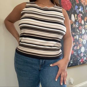 Style & Co striped tank top